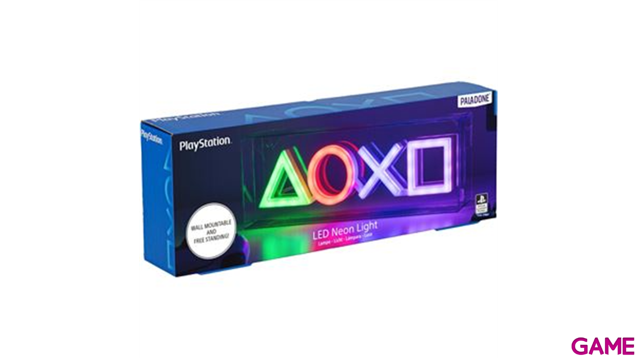 Lampara de pared Playstation LED Neon Light de 30,5 cm-1