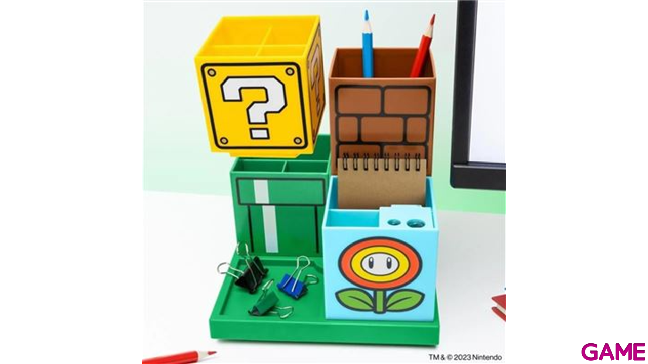 Organizador de escritorio Super Mario-0