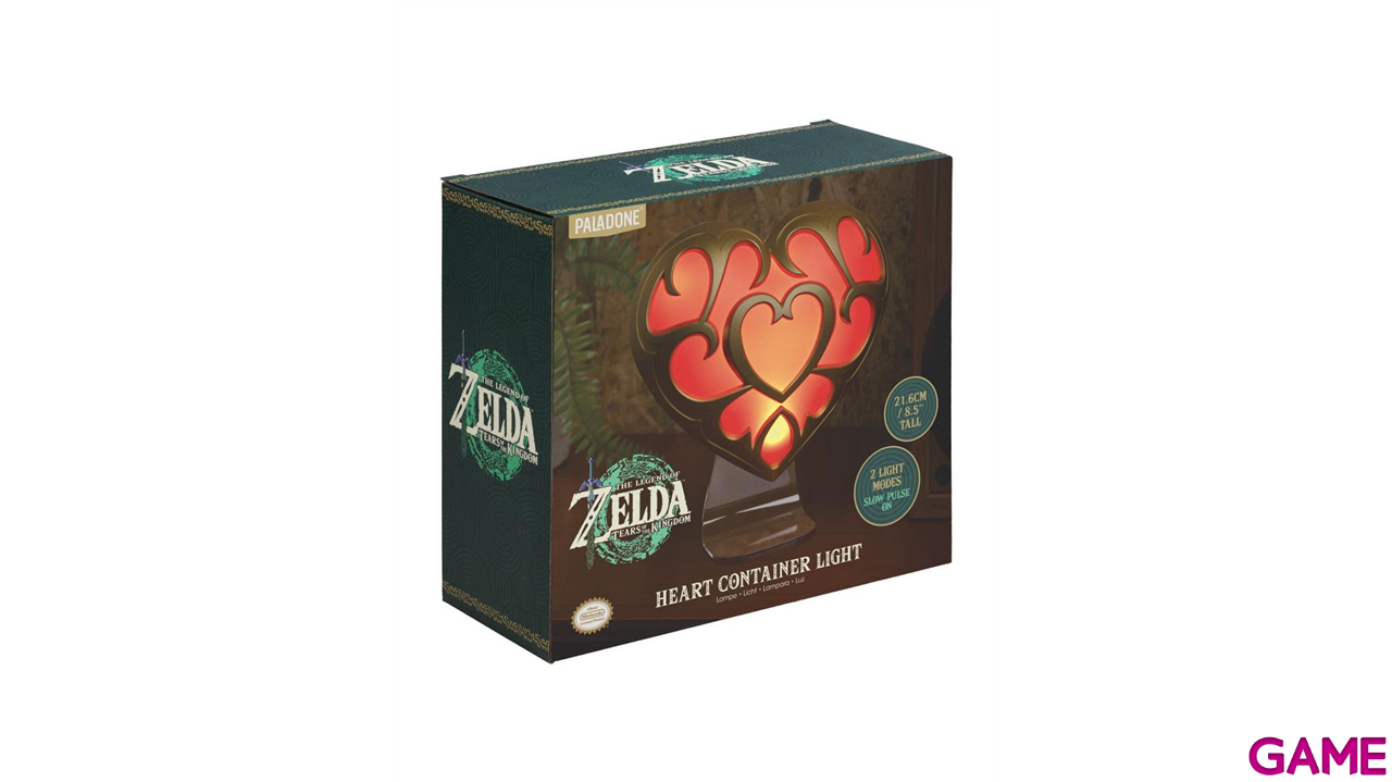 Lampara Zelda Contenedor de corazón de 25 cm-2