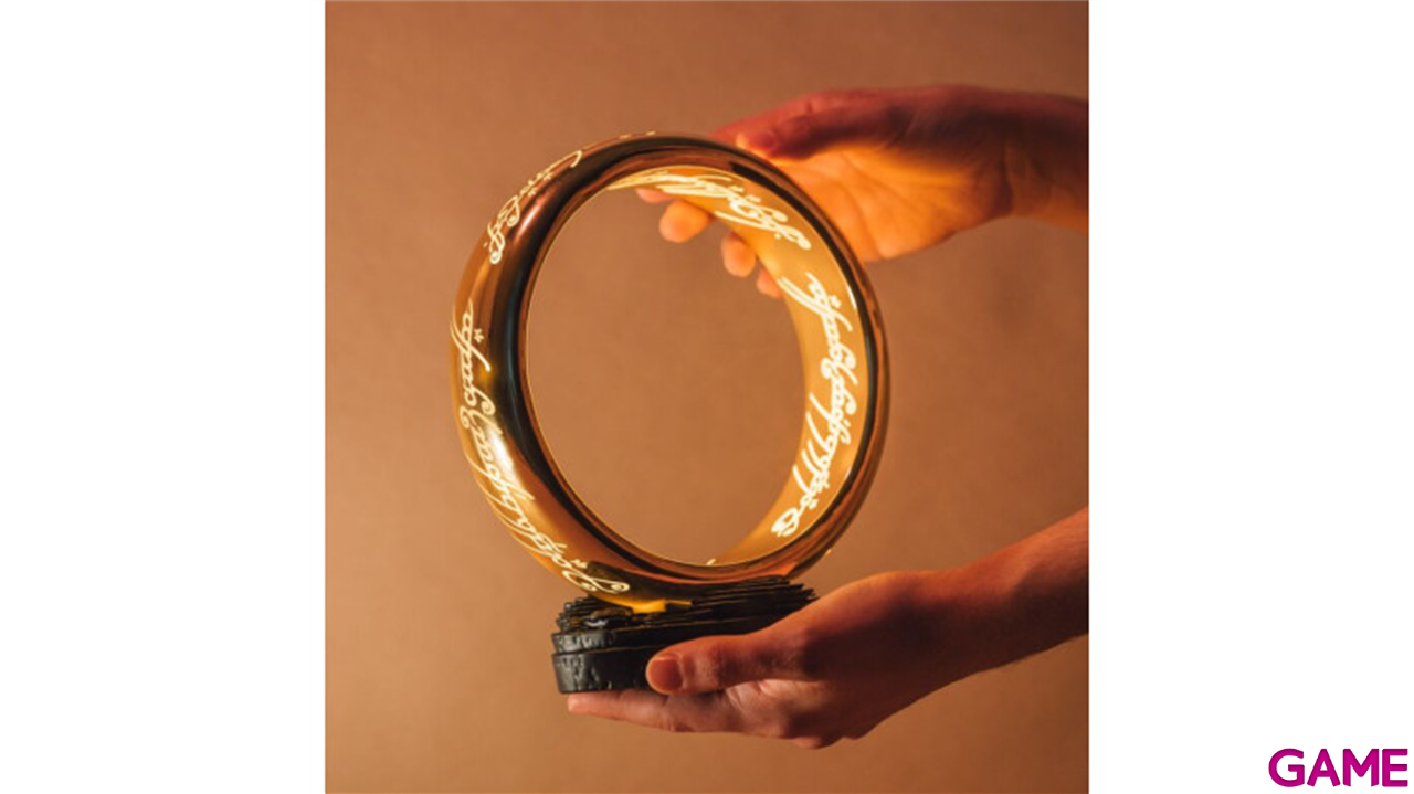 Lámpara 3D El Señor De Los Anillos Anillo único de 22 cm-2
