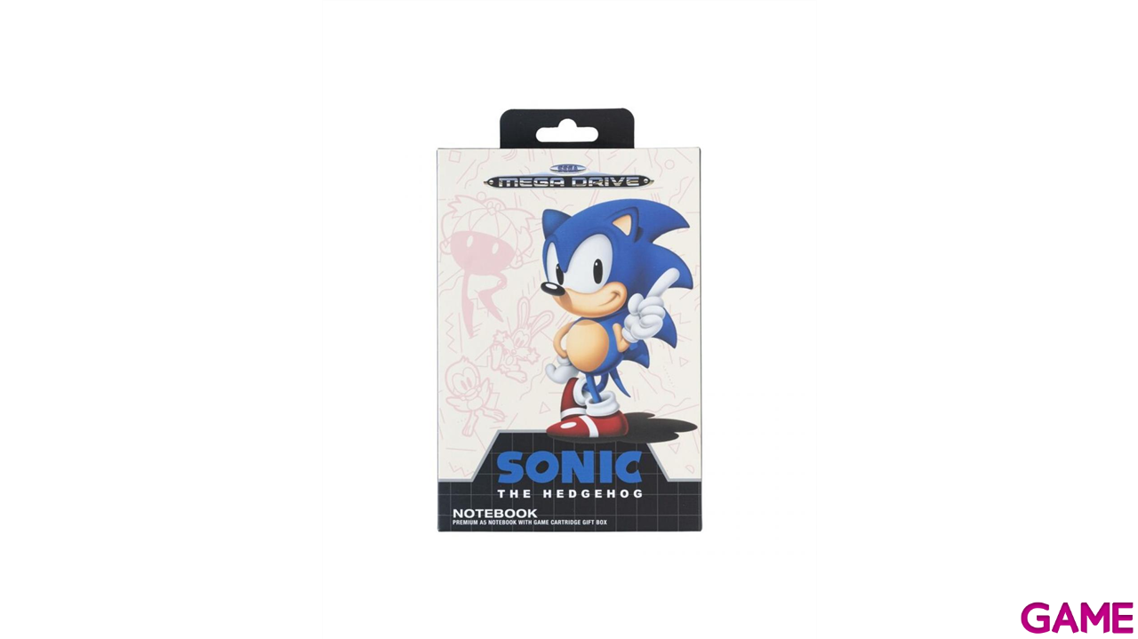 Cuaderno premium A5 con caja sobrecubierta Sonic el videojuego-2