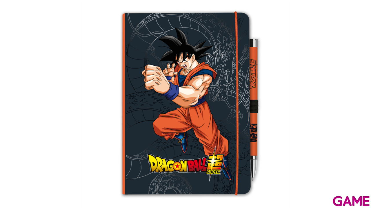 Cuaderno premium A5 con boligrafo proyector Dragon Ball Super Goku-3