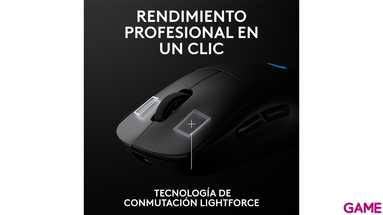 Logitech G PRO 2 Lightspeed negro - Raton Gaming-1