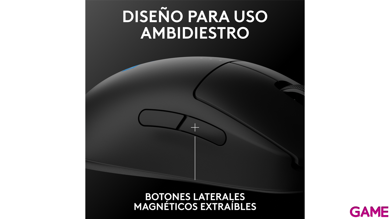 Logitech G PRO 2 Lightspeed negro - Raton Gaming-2