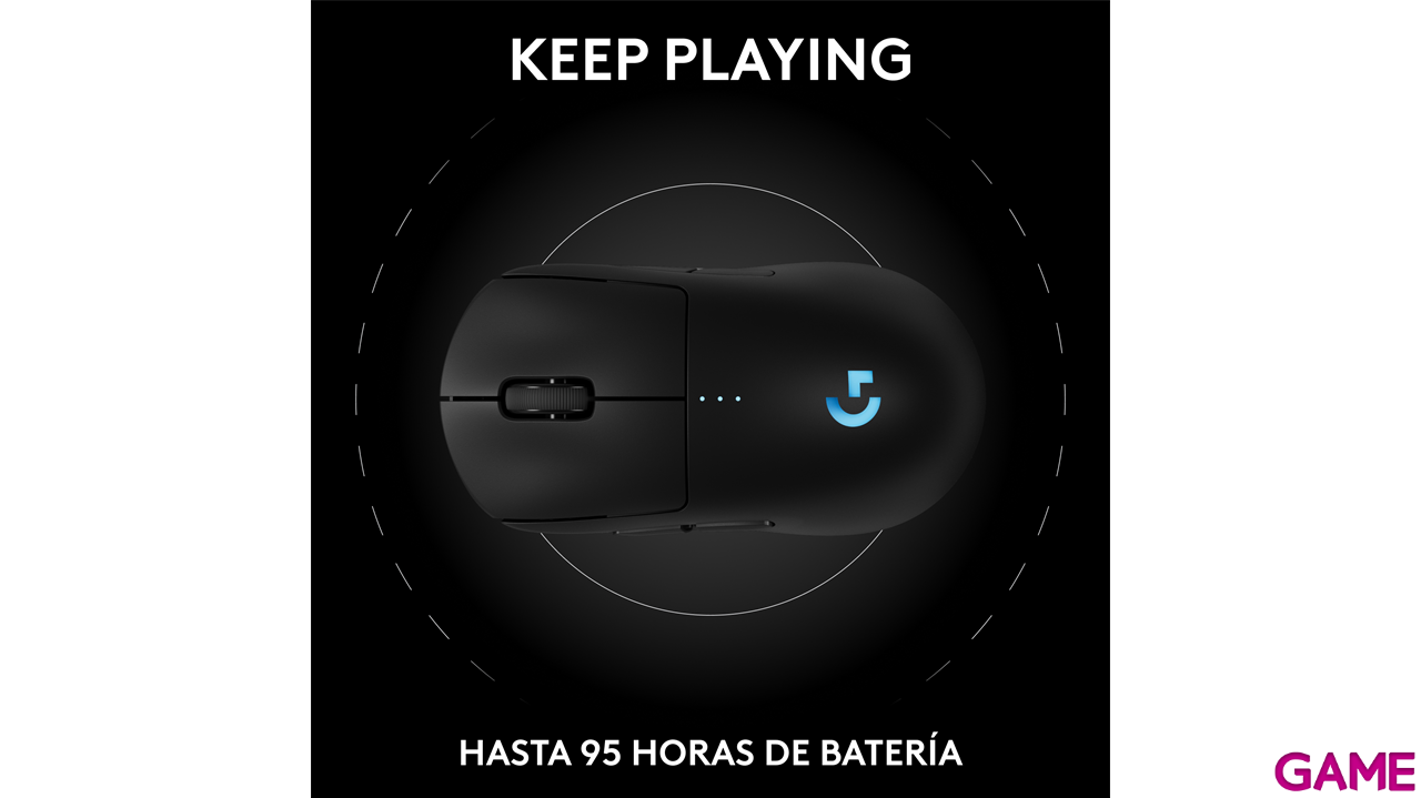 Logitech G PRO 2 Lightspeed negro - Raton Gaming-5