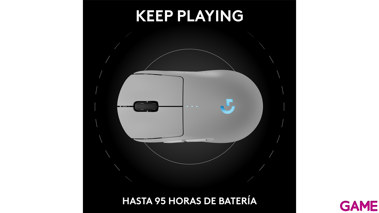 Logitech G PRO 2 Lightspeed blanco - Raton Gaming-1