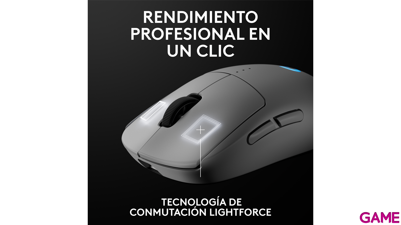 Logitech G PRO 2 Lightspeed blanco - Raton Gaming-2