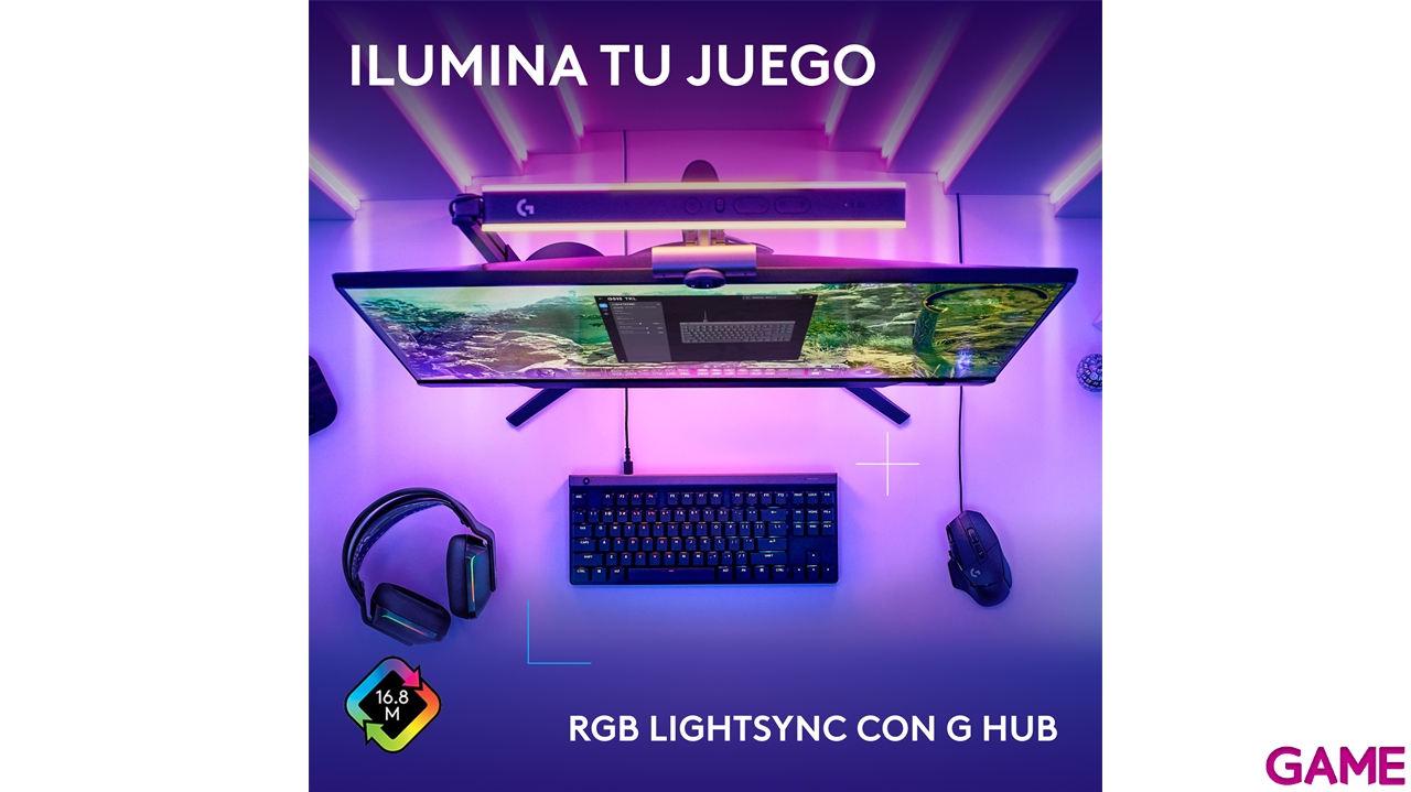 Logitech G515 TKL Cinderella CDM Mix  Model Spanish Layout - Teclado Gaming-1