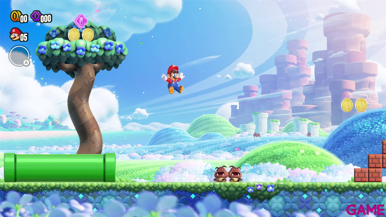 Nintendo Switch OLED Blanca + Super Mario Bros Wonder + 12 Meses Nintendo Online-0