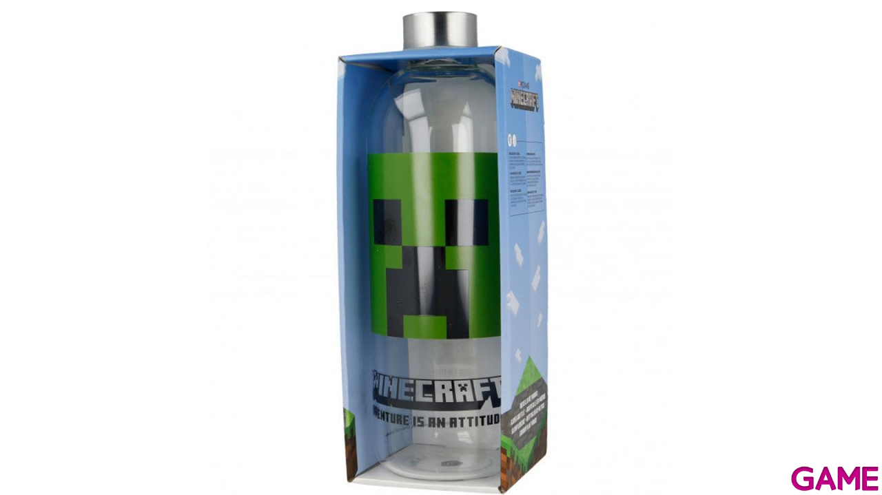 Botella cristal Minecraft de 1030 ml-0