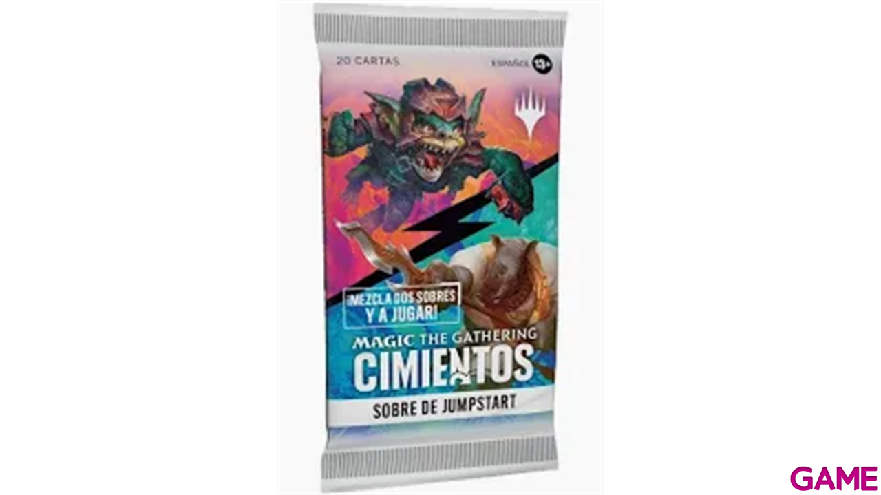 Sobre de cartas Magic The Gathering Cimientos Jumpstart Booster (castellano)-0