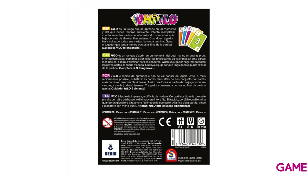 Juego de mesa Hilo-2