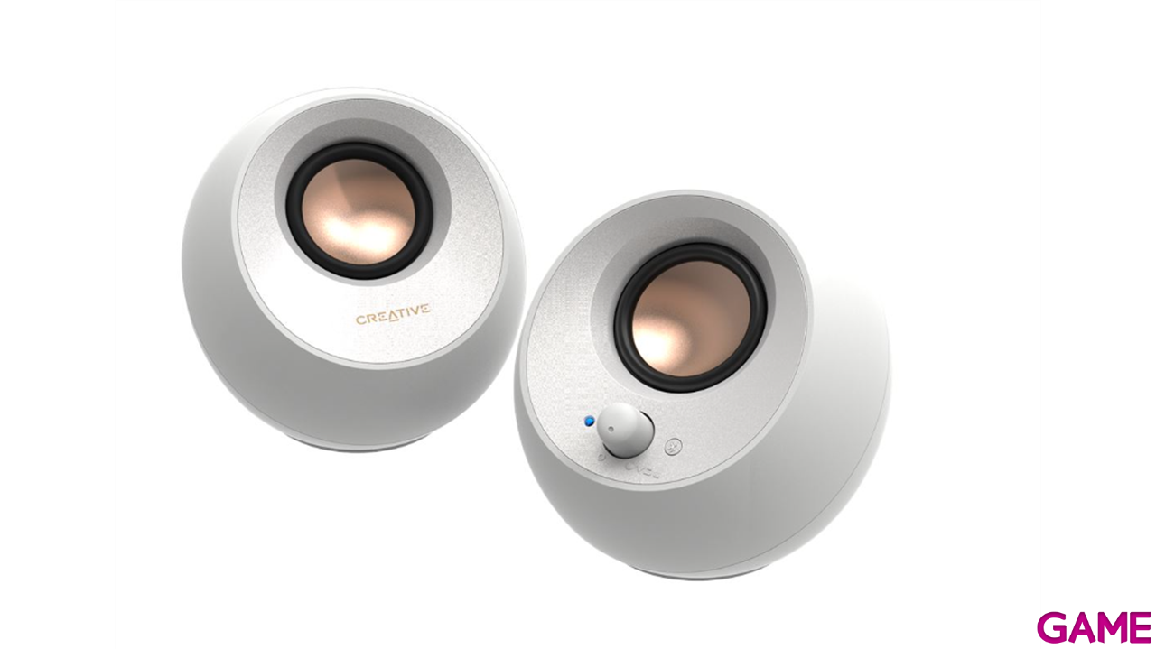 Creative Pebble V3 Bluetooth 2.0 16w Blanco - Altavoces-1