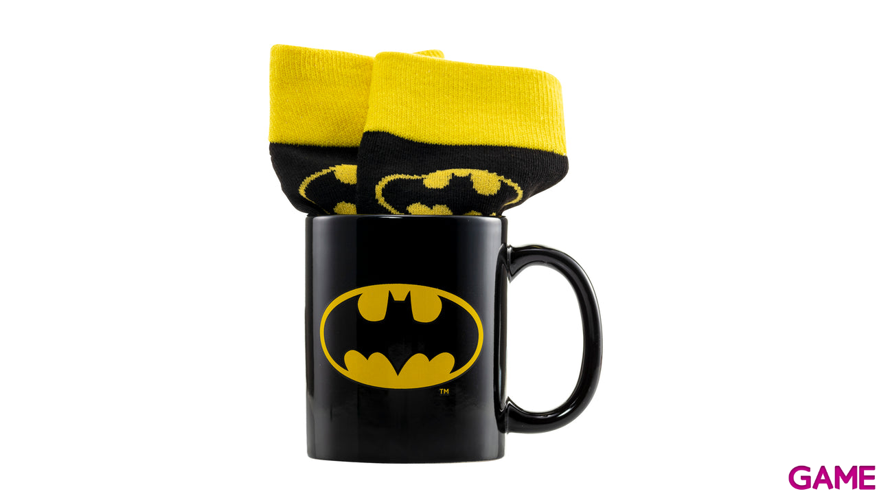 Caja Regalo Batman + Calcetines talla 41-45-5