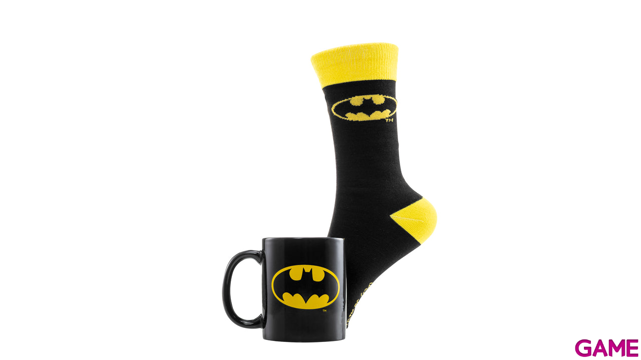 Caja Regalo Batman + Calcetines talla 41-45-6