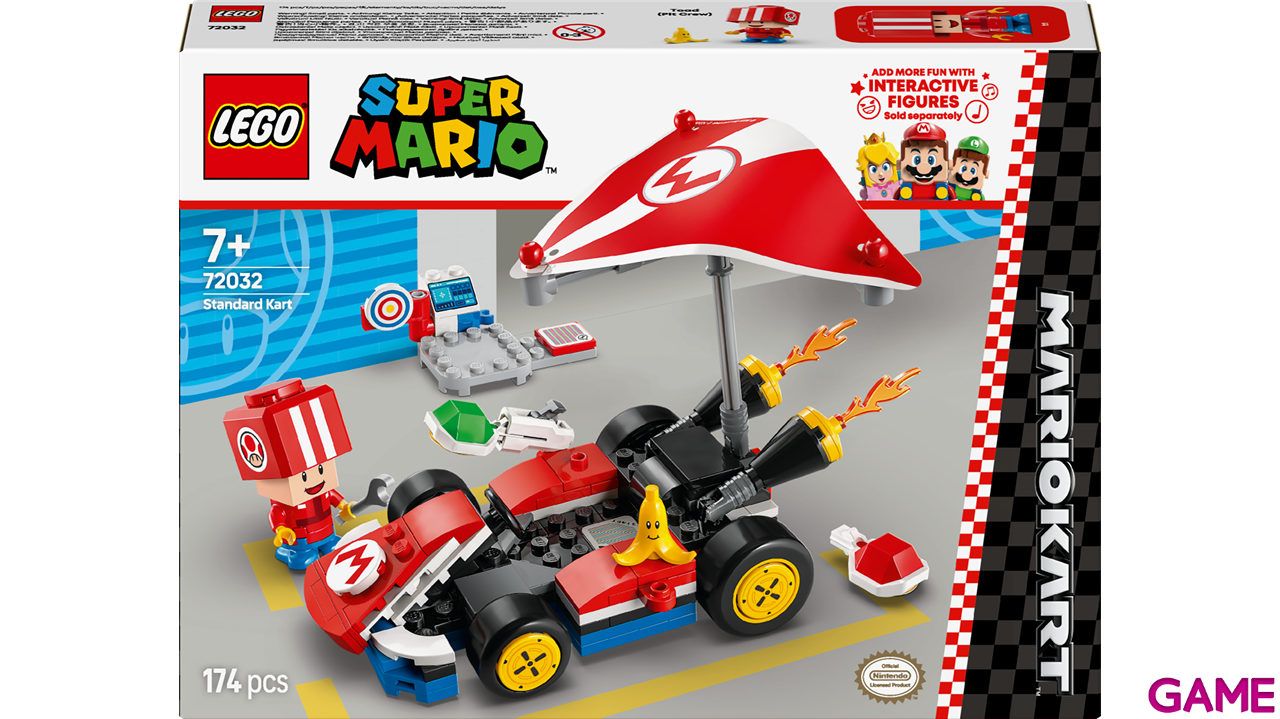 LEGO Super Mario Kart: Kart estándar 72032-2