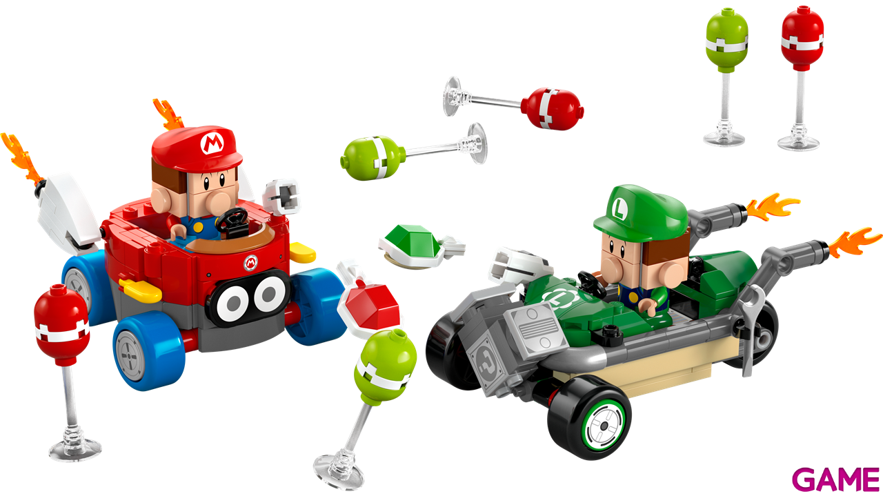 LEGO Super Mario Kart: Bebé Mario vs. Bebé Luigi 72034-2