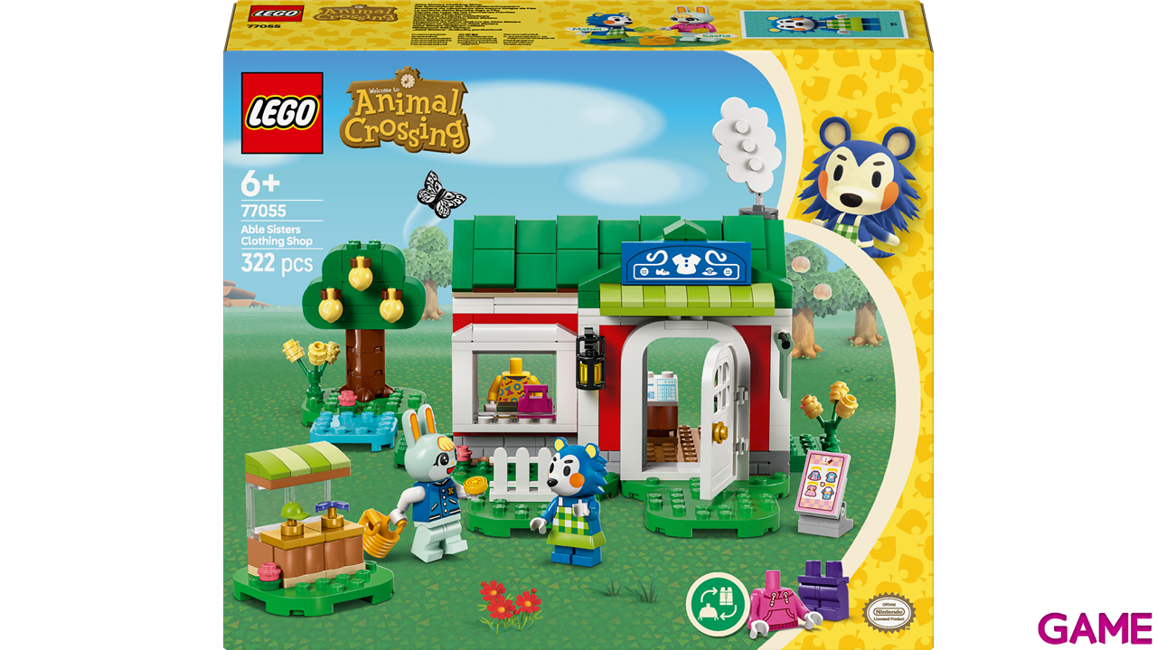 LEGO Animal Crossing Tienda de ropa de las Hermanas Manitas 77055-1