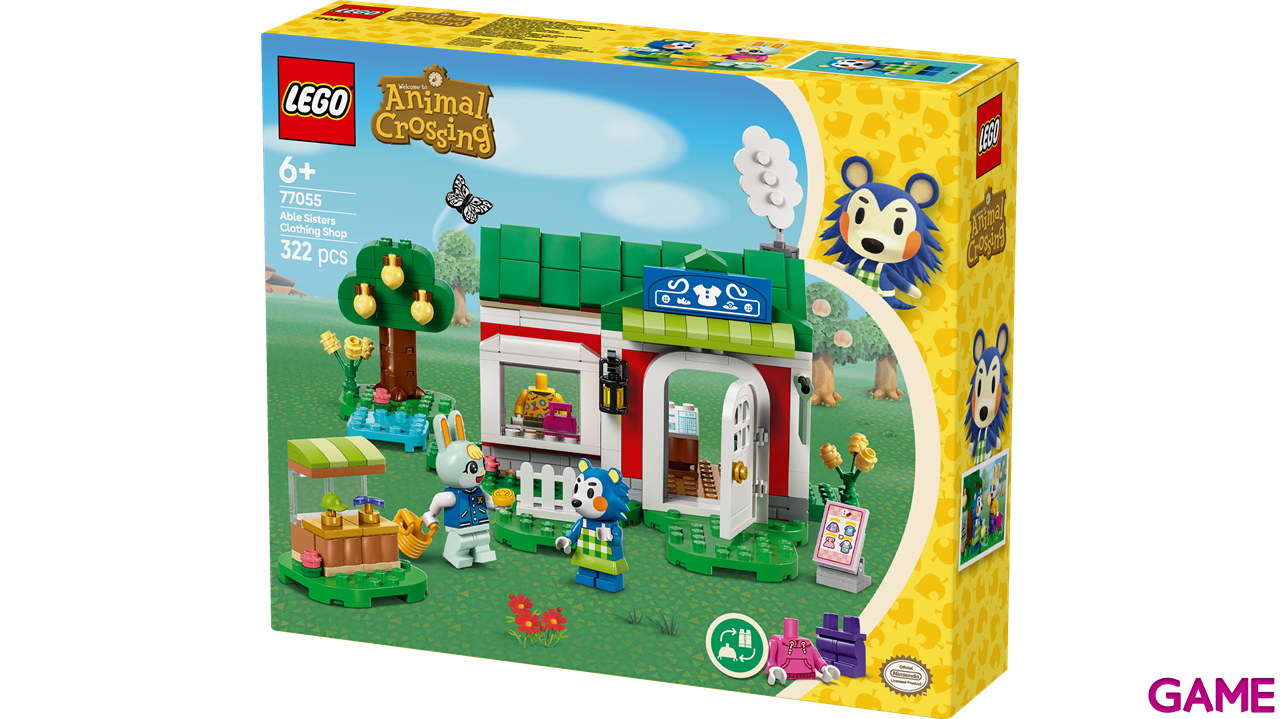 LEGO Animal Crossing Tienda de ropa de las Hermanas Manitas 77055-4