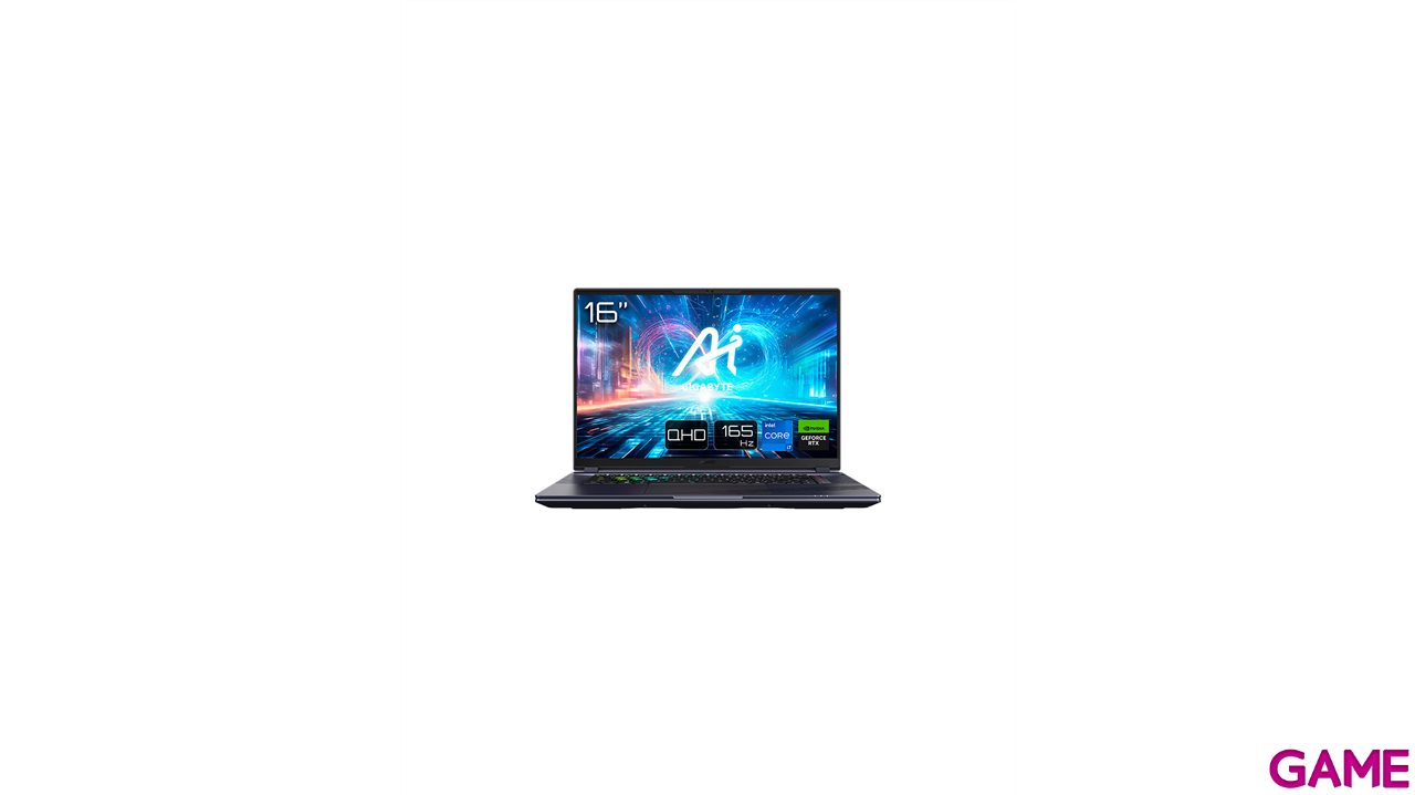 Gigabyte AORUS 16X 9SG-43ESC64SH i7-13650HX - RTX 4070 - 32GB - 1TB SSD - 16´´ - W11 - Ordenador Portatil Gaming-0
