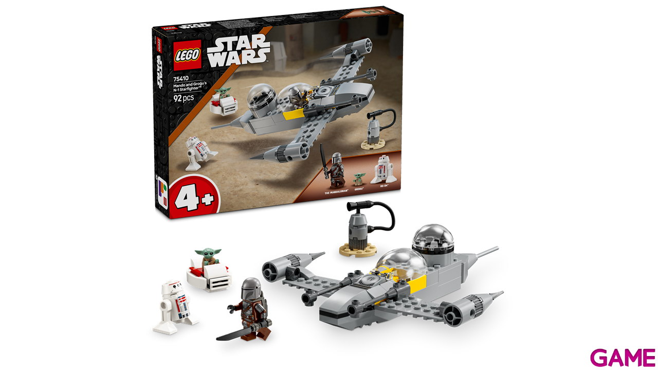 LEGO Star Wars Caza Estelar N-1 de Mando y Grogu 75410-0