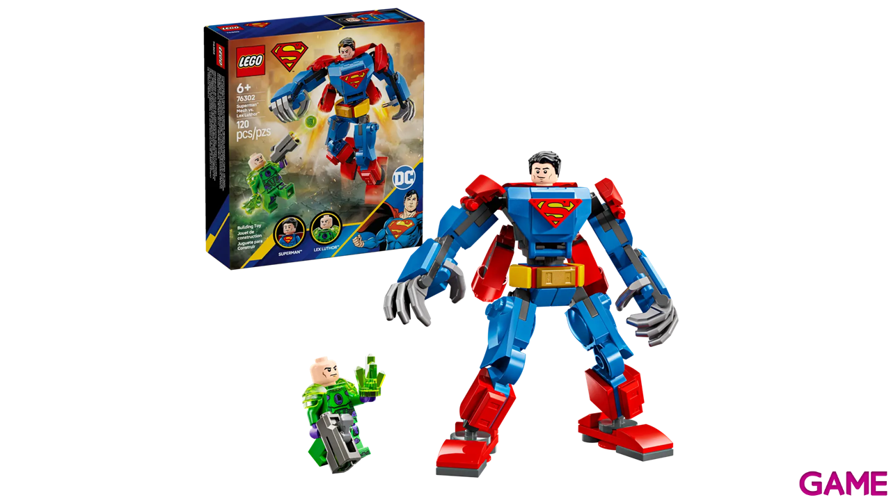 LEGO Super Heroes DC Armadura Robótica de Superman™ vs. Lex Luthor™ 76302-1