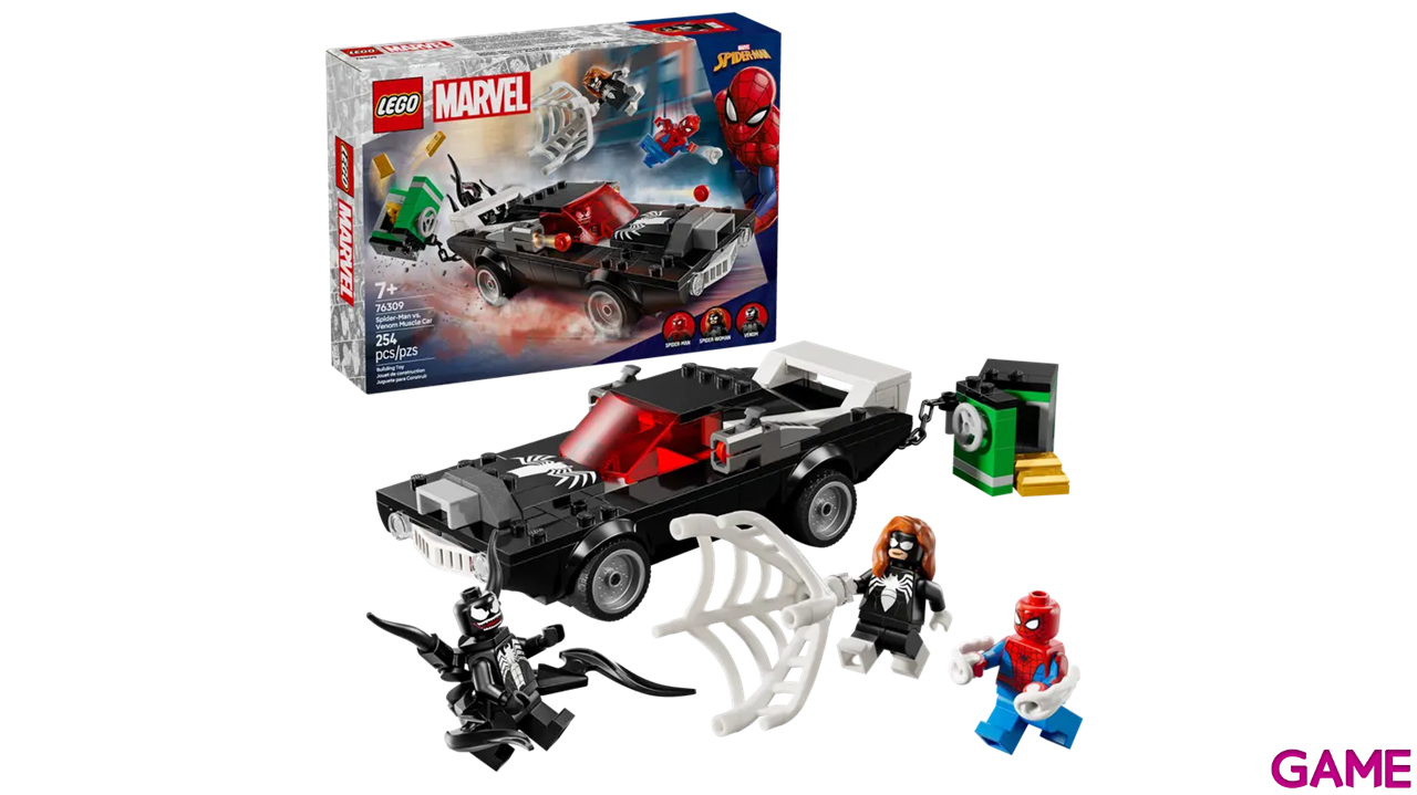 LEGO Super Heroes Marvel Spider-Man vs. Coche Brutal de Venom 76309-0