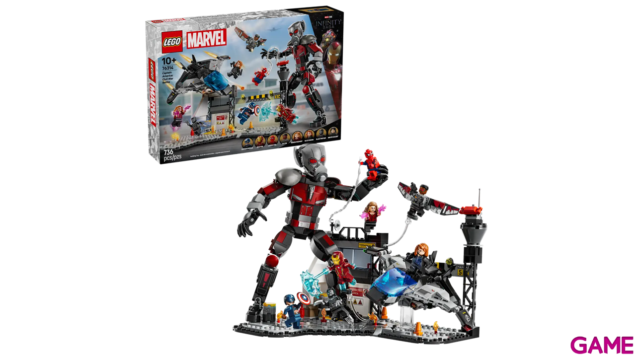 LEGO Super Heroes Marvel Gran Batalla de Capitán América: Civil War 76314-0