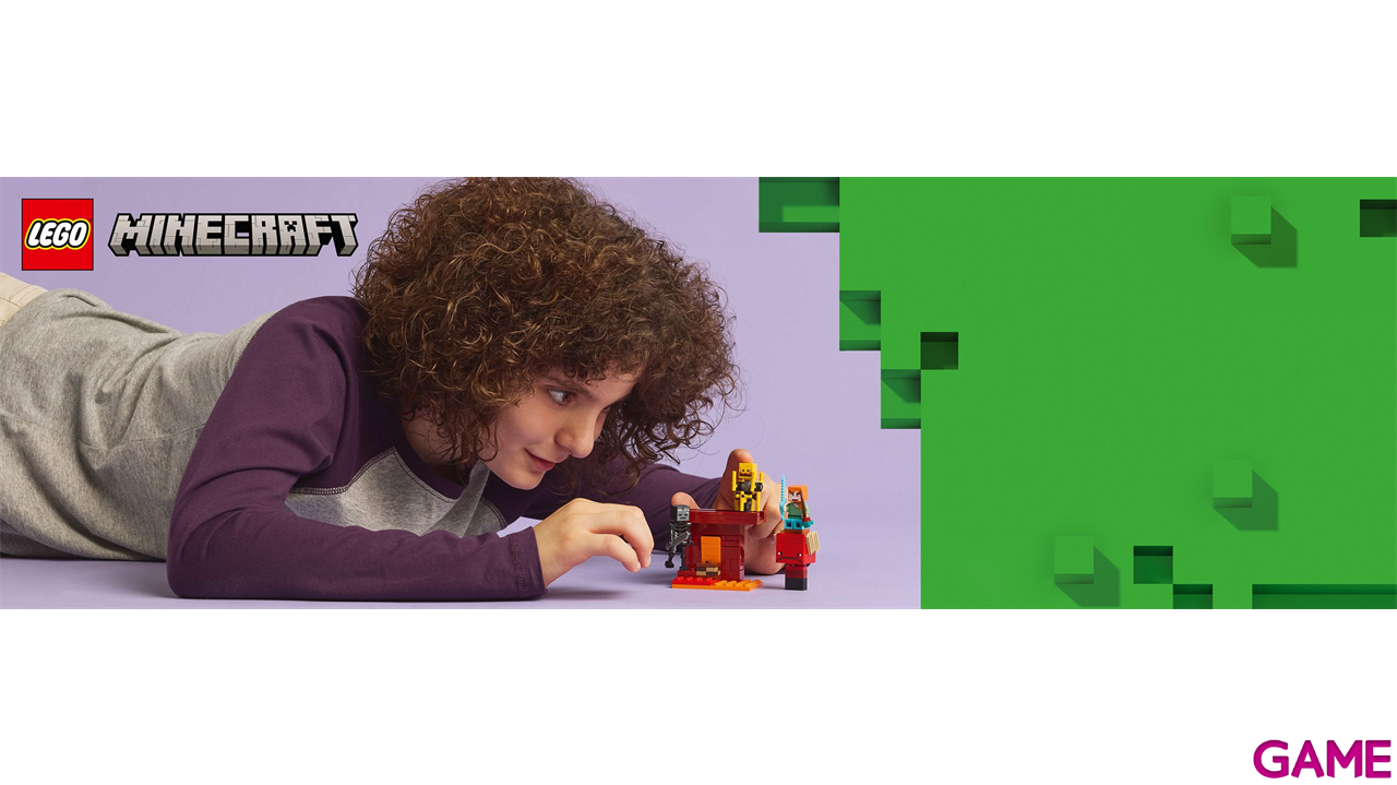 LEGO Minecraft La Batalla de Lava del Inframundo 21266-3