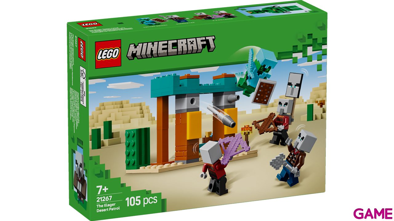 LEGO Minecraft La Patrulla del Desierto de los Maldeanos 21267-1