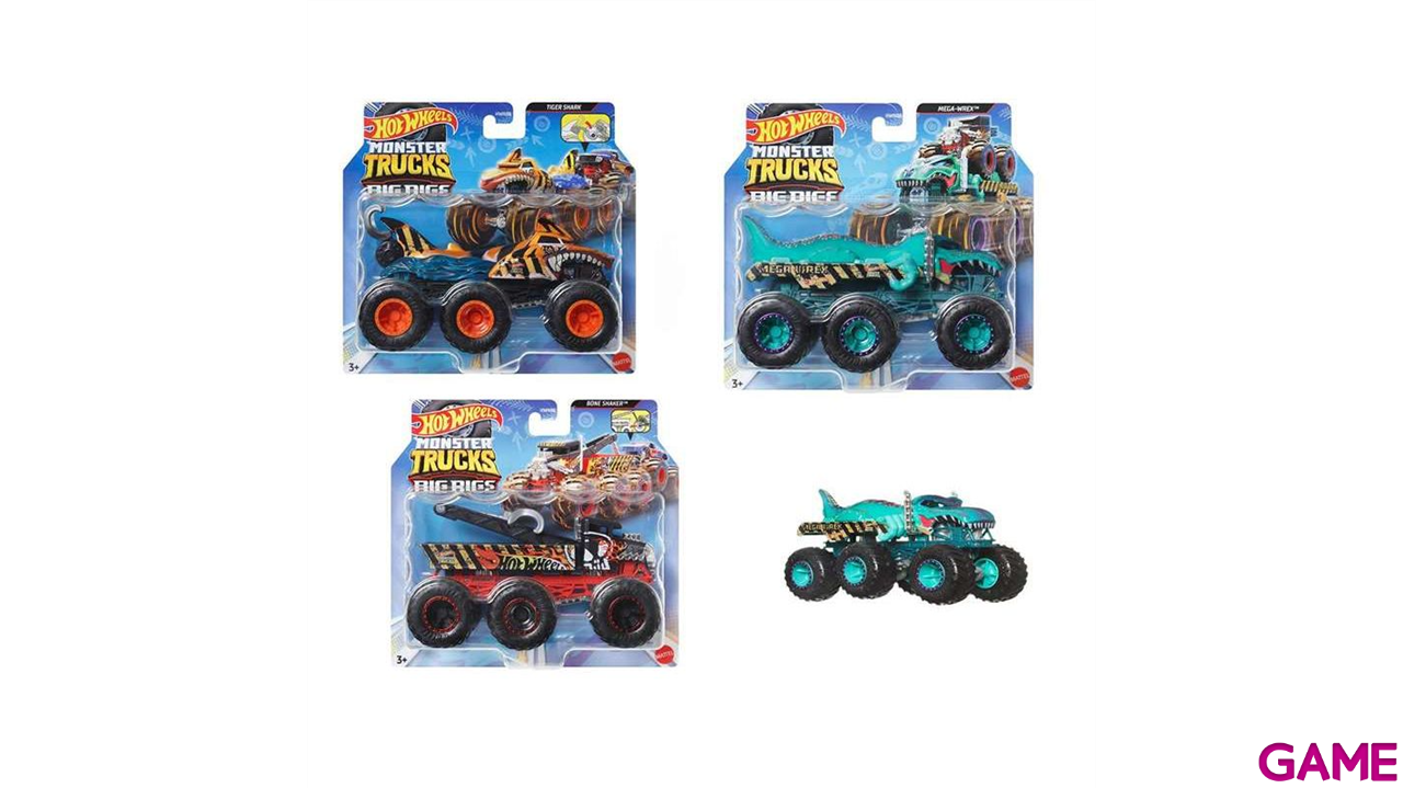 Hot Wheels Monster Trucks Big Rigs Coche (surtido)-2