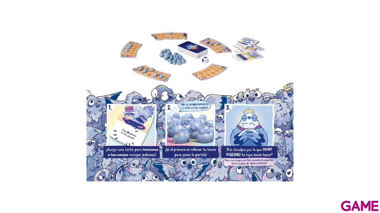 Juego de cartas Oh my Pigeons!-3