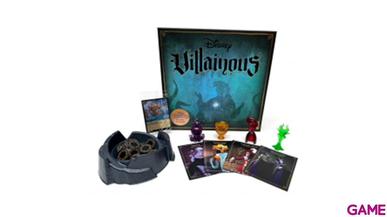 Juego de mesa Disney Villainous Intro to Evil (incluye carta exclusiva Lorcana)-2