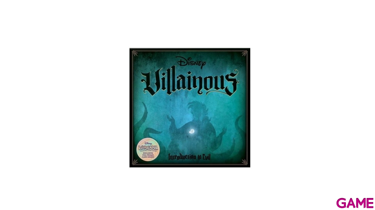 Juego de mesa Disney Villainous Intro to Evil (incluye carta exclusiva Lorcana)-0