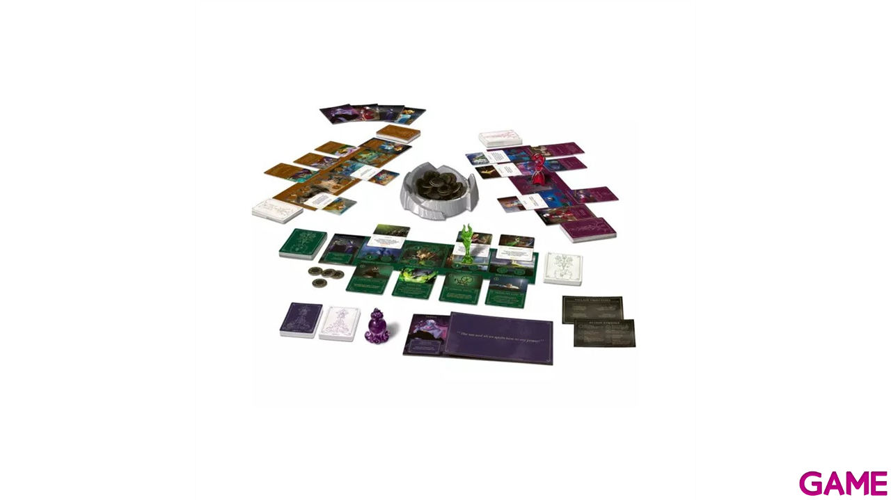 Juego de mesa Disney Villainous Intro to Evil (incluye carta exclusiva Lorcana)-1