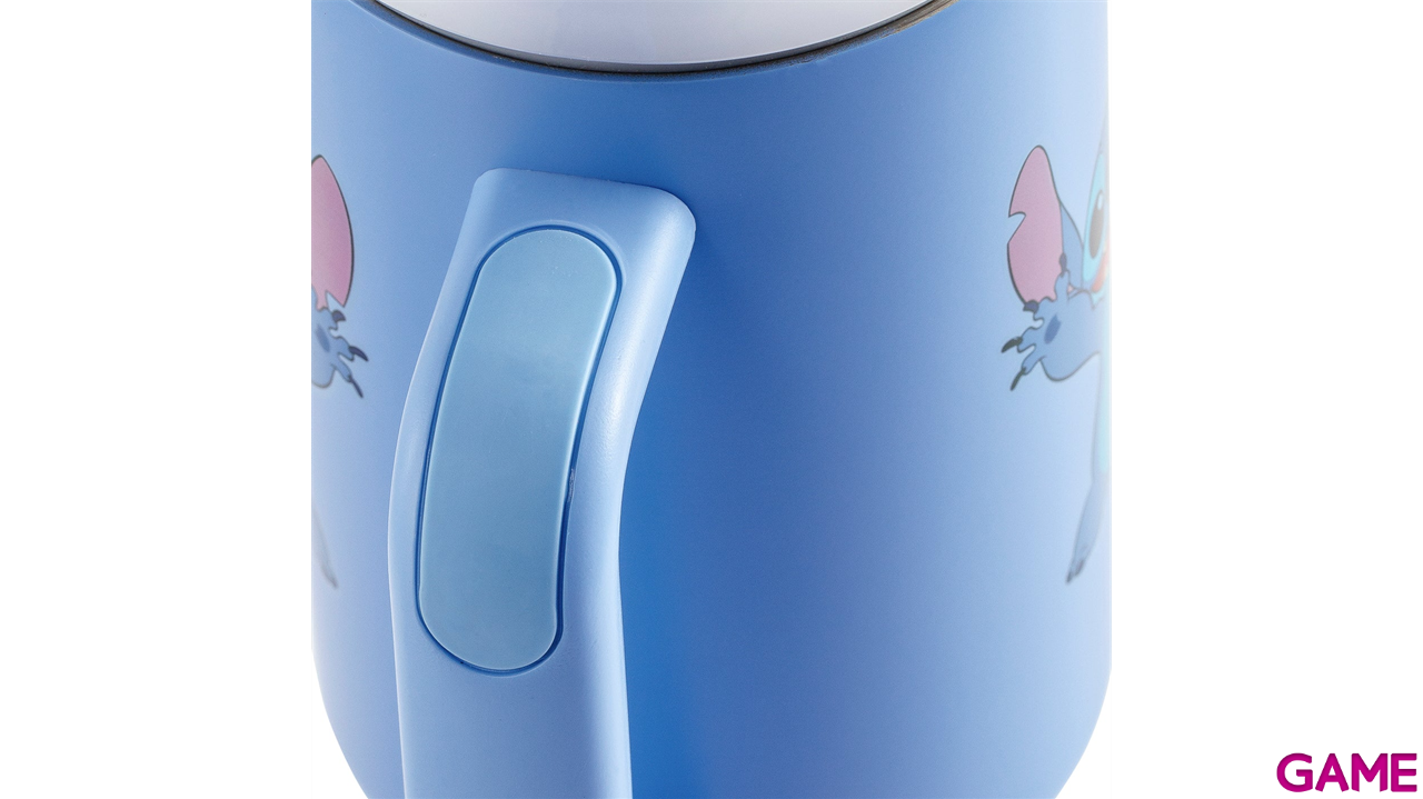 Vaso termo de acero inoxidable con pajita Disney Stitch de 1180 ml-2