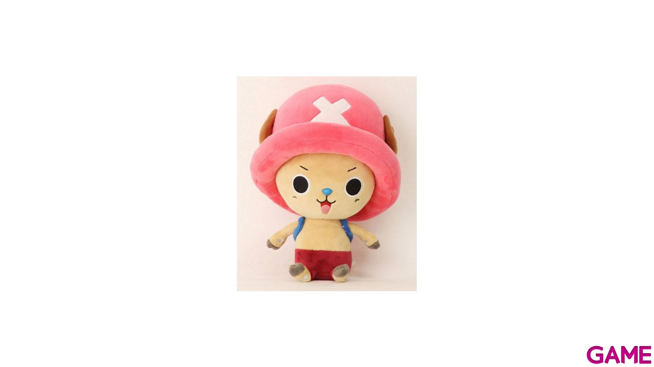 Peluche One Piece Chopper con ojos abiertos de 25 cm-0
