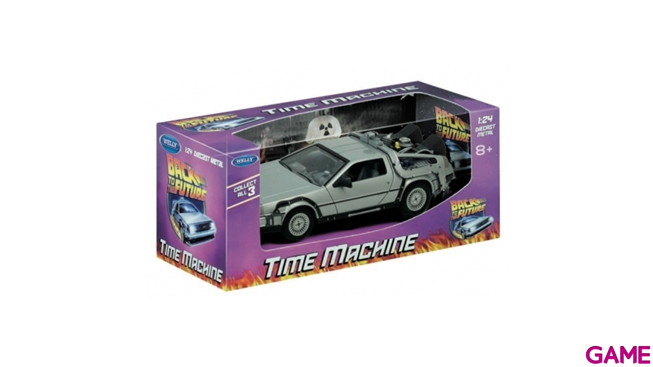 Coche replica Delorean  Regreso al futuro 1 Escala 1/24-0