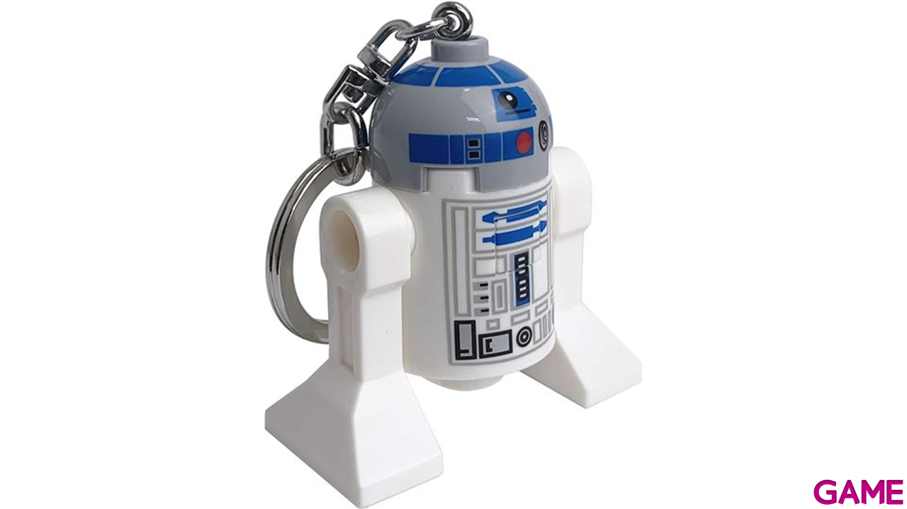 Llavero linterna LEGO Star Wars R2D2 de 8 cm-0