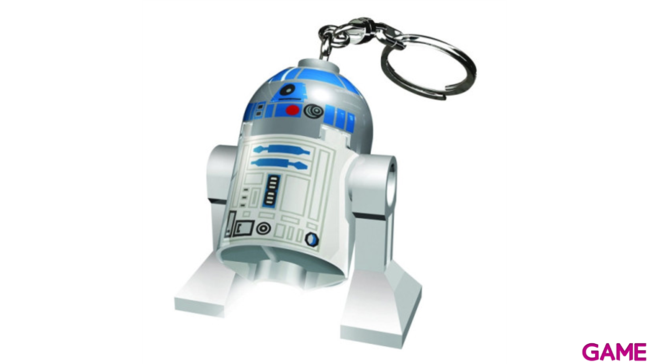 Llavero linterna LEGO Star Wars R2D2 de 8 cm-2