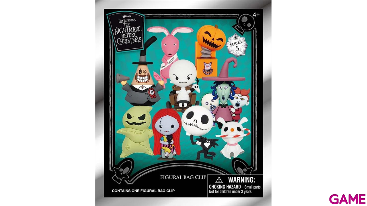 Colgante 3D Pesadilla antes de Navidad para Mochilas y bolsos (surtido)-2