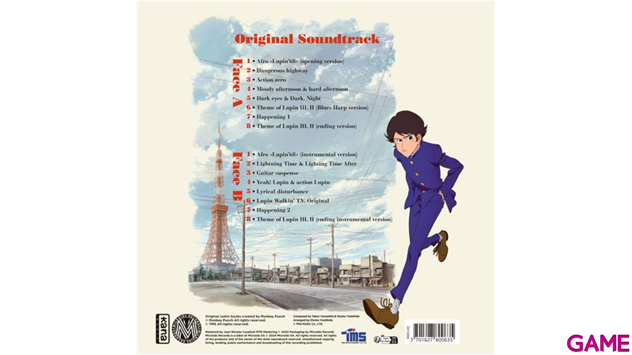 Vinilo Lupin 0 Best Selection P.2-3
