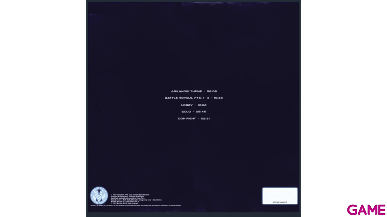Vinilo Arkanoid Eternal Battle Ep-2