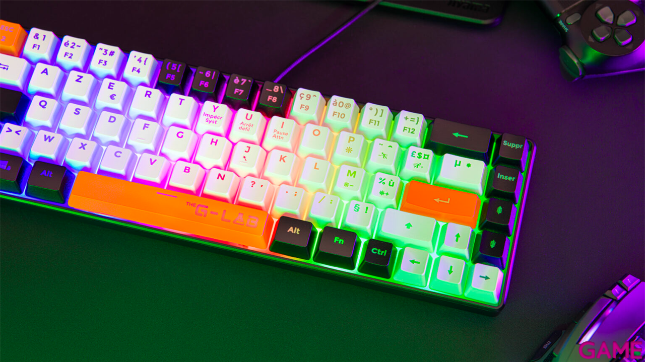 The G-Lab Keyz Hydrogen 3 Colores Membrana 60% - Teclado Gaming-2