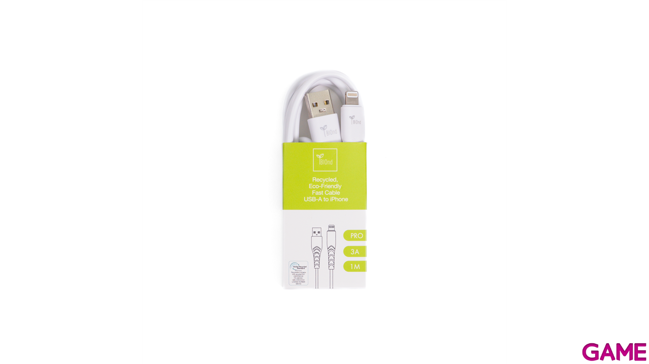 Cable USB-A -Lightning 1m. BIOND-0