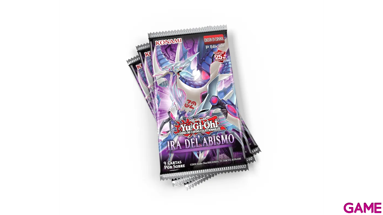 Pack de Cartas Yu-Gi-Oh! JCC Ira del Abismo 3 sobres-4