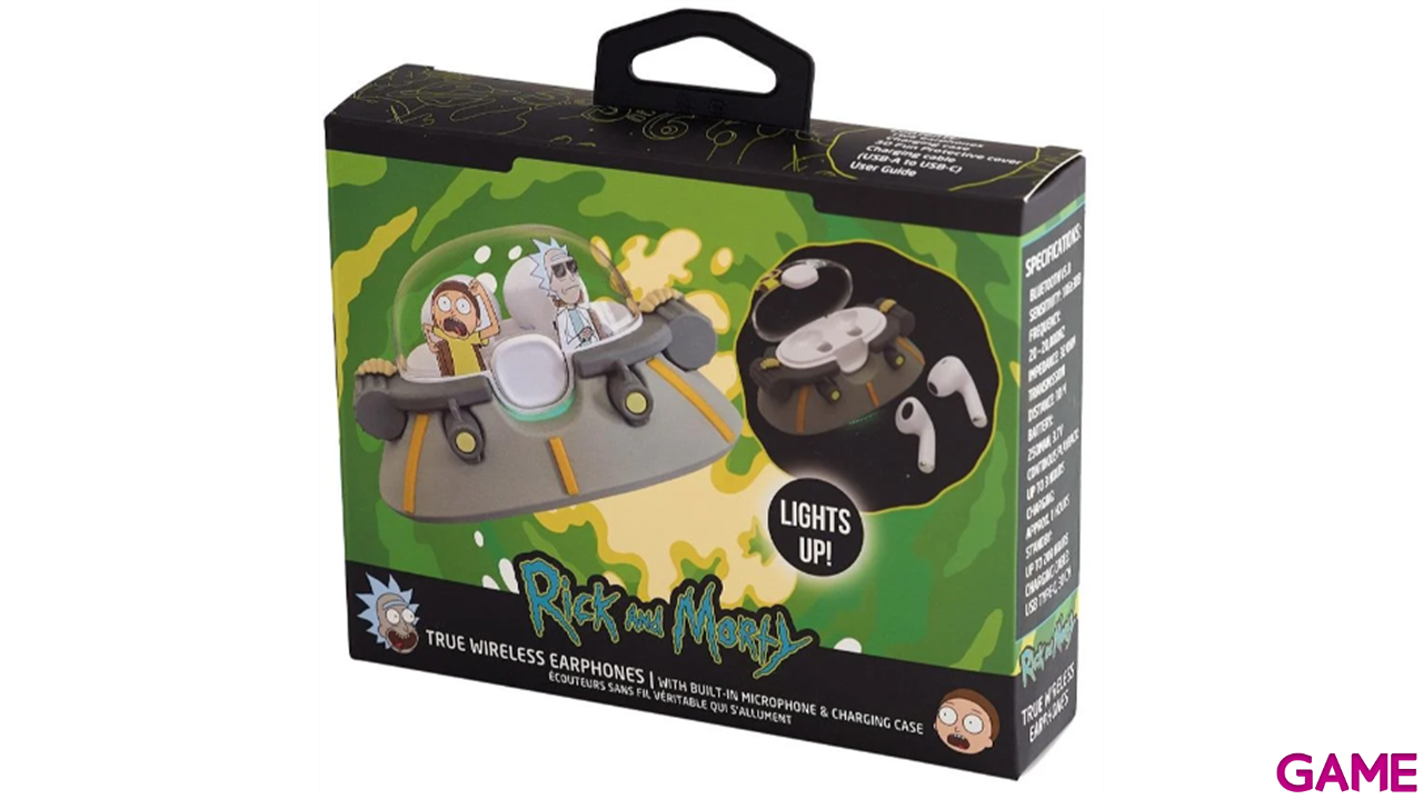 Auriculares TWS Rick and Morty - Space Cruiser-1