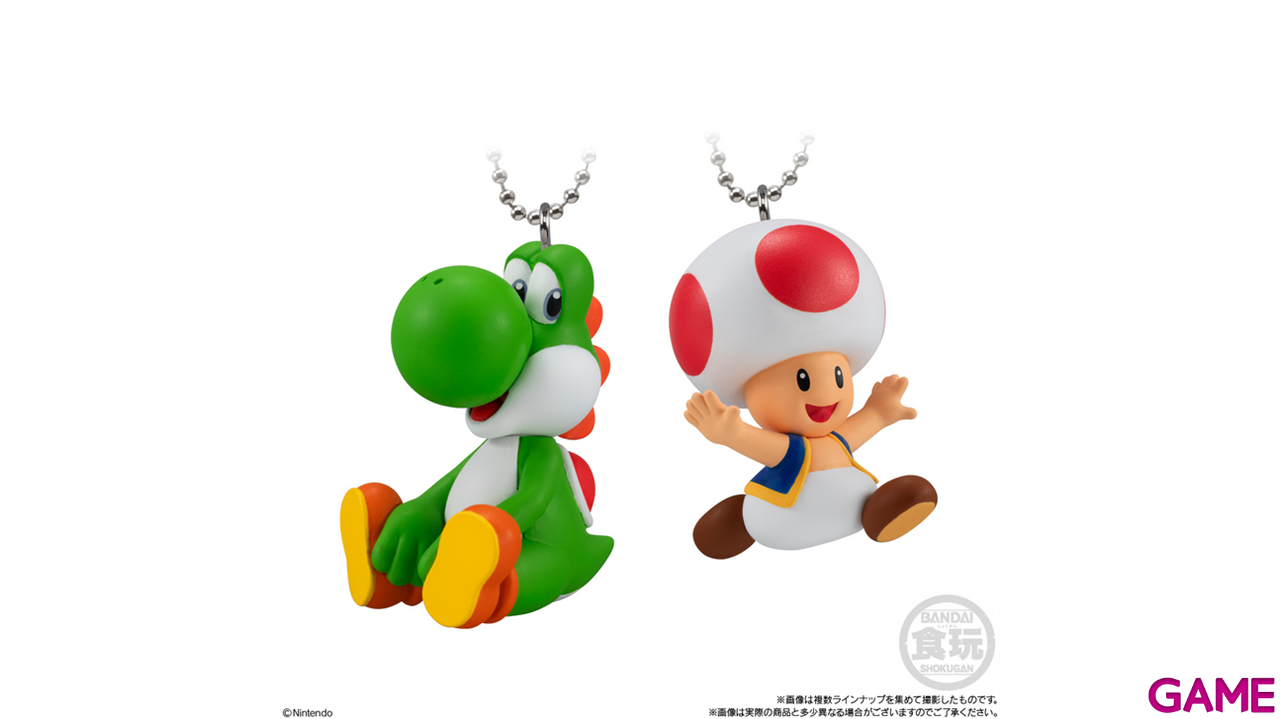 Figura para llavero Super Mario Bros. Mascot Charm Collection de 5,5 cm (surtido)-2