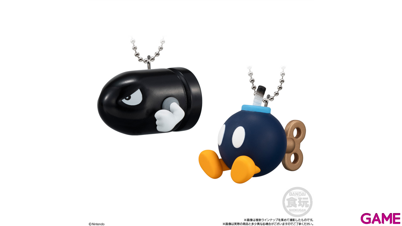 Figura para llavero Super Mario Bros. Mascot Charm Collection de 5,5 cm (surtido)-4