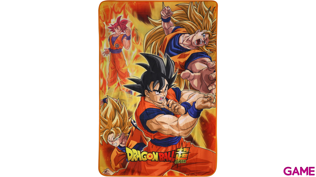 Manta Polar Dragon Ball Super Battle of Gods Goku de 100 x 150 cm-1
